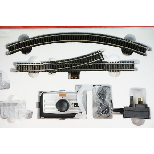 162 - Two boxed Hornby OO gauge electric train sets to include R1142 Western Messenger and R1169 Tornado P... 