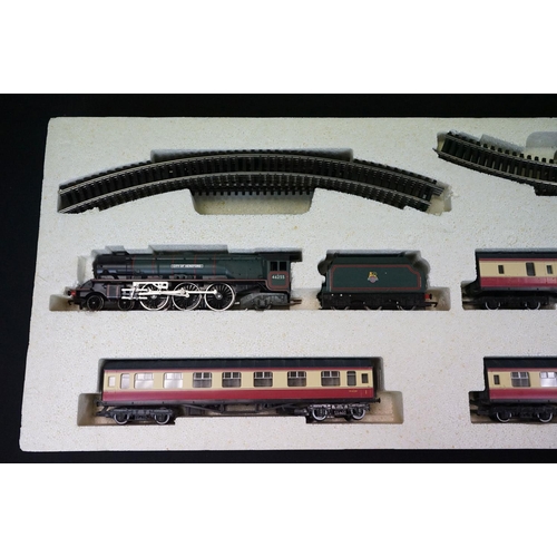 164 - Two boxed Hornby OO gauge electric train sets to include R1004 The Duchess and R1011 Virgin Trains 1... 