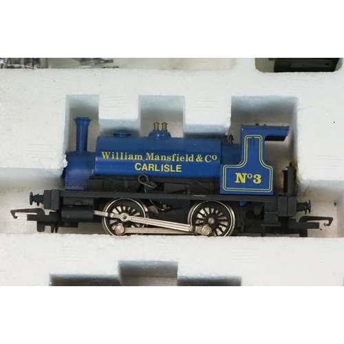 165 - Two boxed Hornby OO gauge train sets to include R1151 Caledonian Belle and R672 Industrial Freight, ... 