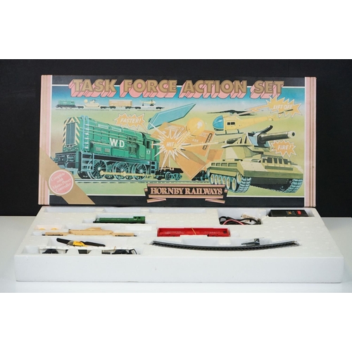 167 - Boxed Hornby OO gauge R580  Task Force Action train set, appears complete