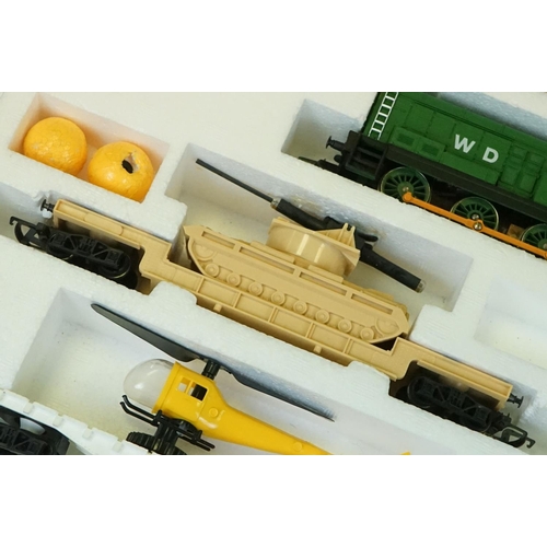 167 - Boxed Hornby OO gauge R580  Task Force Action train set, appears complete