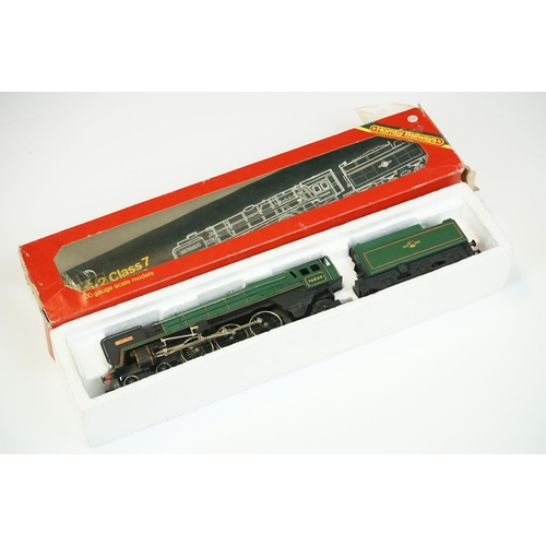 169 - Eight boxed Hornby OO gauge locomotives to include 2 x The Queen Mother, Mammoth, Britannia, BR Rail... 