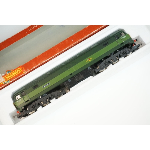 169 - Eight boxed Hornby OO gauge locomotives to include 2 x The Queen Mother, Mammoth, Britannia, BR Rail... 