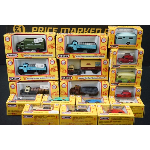 1059 - 50 Boxed Classix by Pocketbond Transport Treasures  'OO' gauge 1:76 diecast models to include EM7664... 