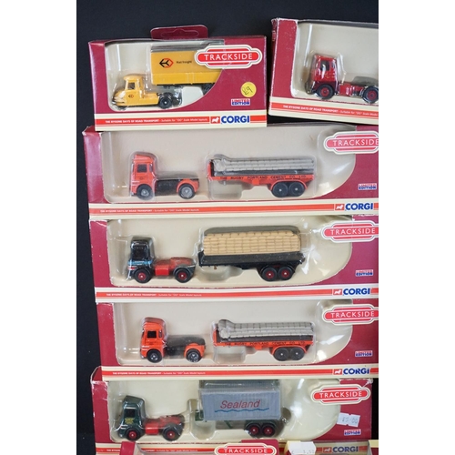 1061 - Over 40 boxed Corgi Trackside 1:76 scale diecast models to include ltd edn examples and multi-model ... 