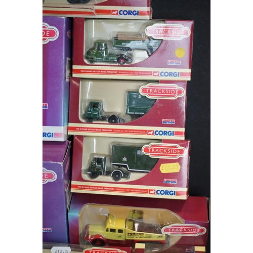 1061 - Over 40 boxed Corgi Trackside 1:76 scale diecast models to include ltd edn examples and multi-model ... 