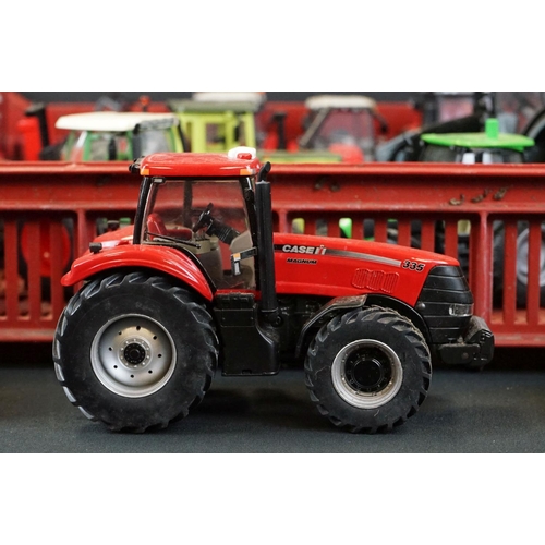 1062 - 20 Diecast model tractors mainly featuring Siku examples, plus Universal Hobbies etc