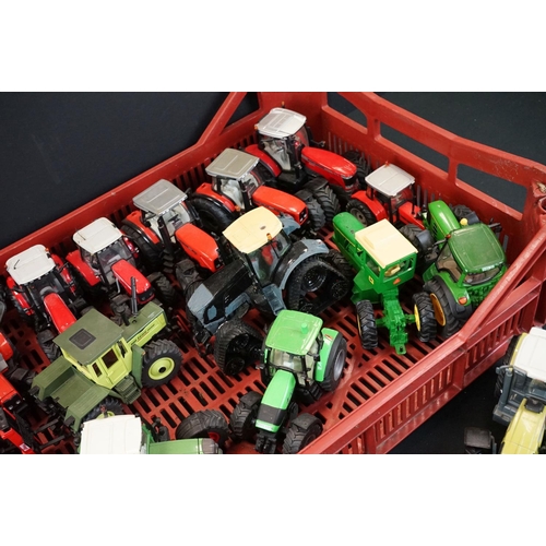 1062 - 20 Diecast model tractors mainly featuring Siku examples, plus Universal Hobbies etc