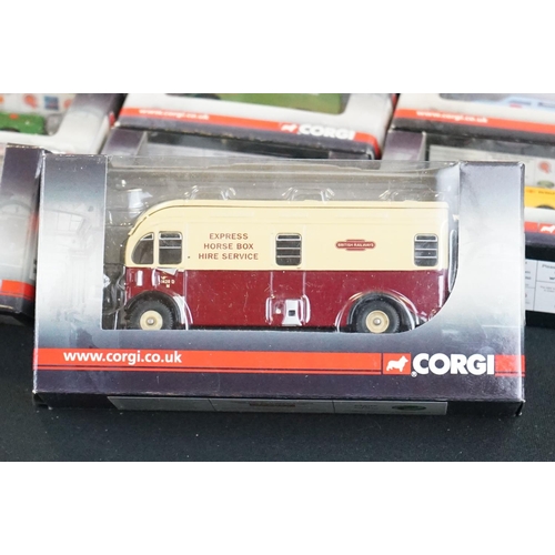 1069 - 55 Boxed Corgi Trackside 1:76 scale diecast models (diecast ex, boxes gd to vg)