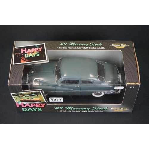 1071 - Boxed American Muscle ERT Collectibles Happy Days '49 Mercury Stock diecast model, ex