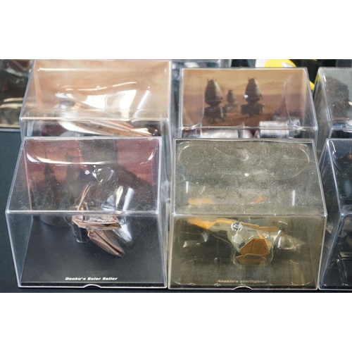 1078 - Star Wars - 50 cased diecast DeAgostini The Official Starships & Vehicles Collection, vg