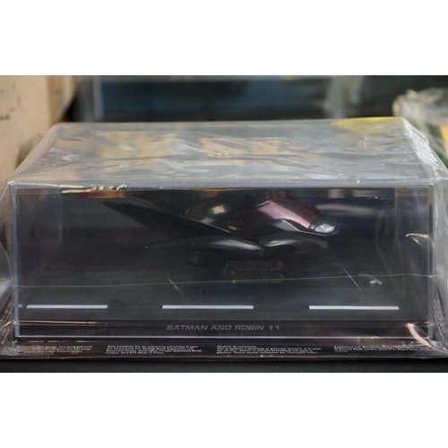 1079 - 11 Unopened boxed / cased Batman Automobilia Collection diecast models by Eaglemoss, attached to ori... 