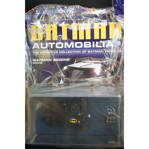 1079 - 11 Unopened boxed / cased Batman Automobilia Collection diecast models by Eaglemoss, attached to ori... 