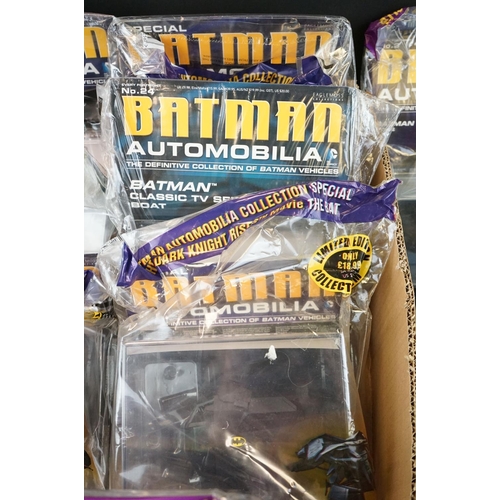 1079 - 11 Unopened boxed / cased Batman Automobilia Collection diecast models by Eaglemoss, attached to ori... 