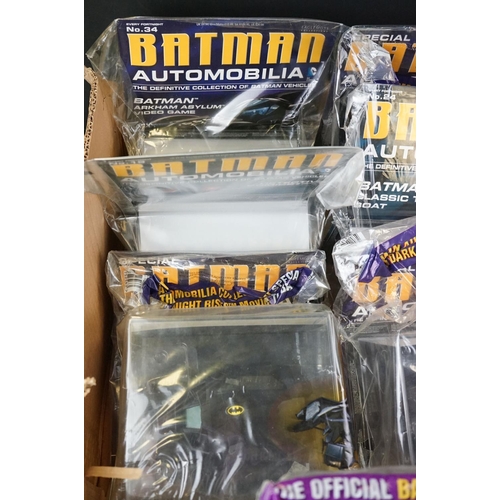 1079 - 11 Unopened boxed / cased Batman Automobilia Collection diecast models by Eaglemoss, attached to ori... 