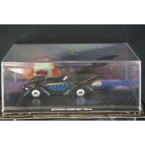 1080 - 23 Boxed/cased Batman Automobilia Collection diecast models by Eaglemoss, vg