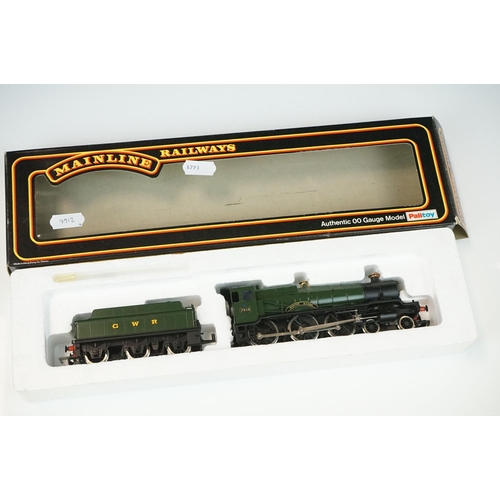 129 - Four boxed Palitoy Mainline locomotives to include 37078 4-6-0 Hinton Manor Class GWR green, 37061 4... 