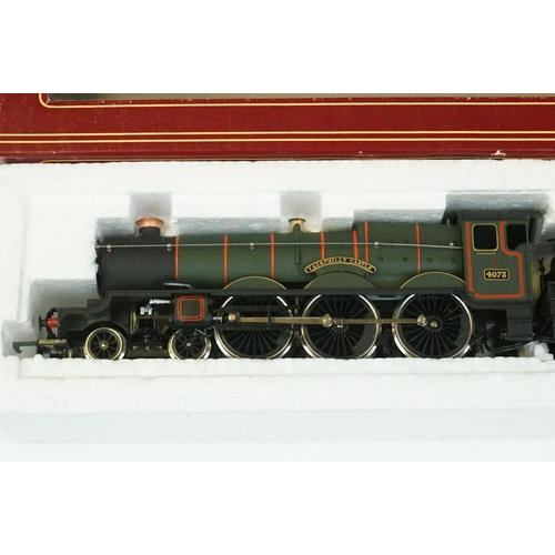 130 - Three boxed OO gauge locomotives to include Hornby R350 A4 Loco Mallard and 2 x Airfix (54124-2 Caer... 