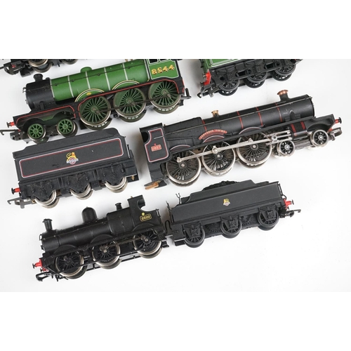 131 - Nine Hornby OO gauge locomotives to include Winchester, Duke of Sutherland, County of Cornwall, Llan... 