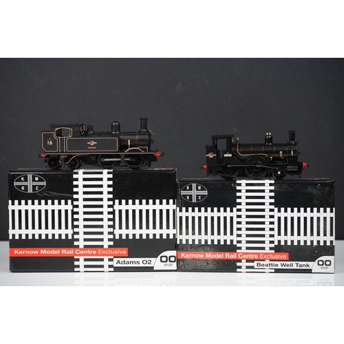 136 - Boxed Kernow Model Rail Centre K2102 Adams O2 Tank BR Black Late Crest 16 Ventor locomotive plus a b... 