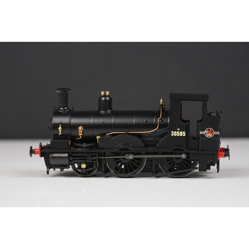 136 - Boxed Kernow Model Rail Centre K2102 Adams O2 Tank BR Black Late Crest 16 Ventor locomotive plus a b... 