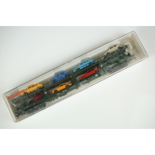 140 - 10 boxed / cased HO gauge items of rolling stock to include 7 x Fleischmann (5480, 5343, 5285, 5355,... 