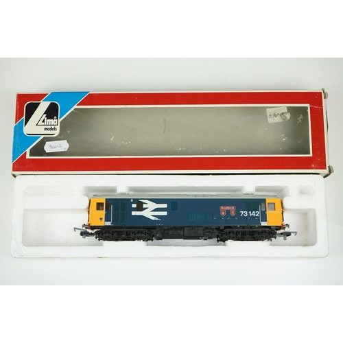 145 - Five boxed Lima OO gauge locomotives to include Railfreight 20215, 20088, Eastleigh 33008, ARC Villa... 