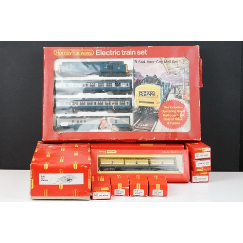 148 - Boxed Hornby OO gauge R544 Inter City Mail Set (complete) plus a boxed Hornby R751 BR Co Co Diesel E... 