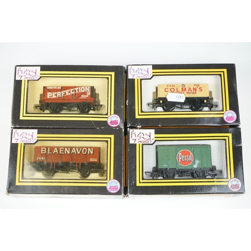 149 - Around 42 boxed items of OO gauge rolling stock to include wagons & vans featuring Hornby, Triang, L... 