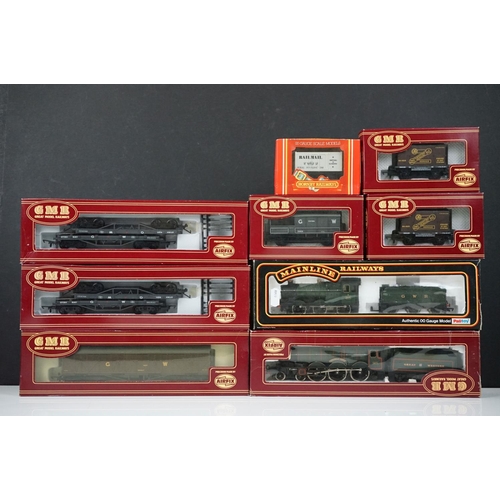 173 - Two boxed OO gauge locomotives to include Palitoy Mainline 37058 Collett Class and and Airfix Caerph... 