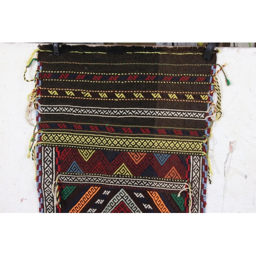 570 - Old Suzni Kilim Runner Rug, 242cm x 58cm