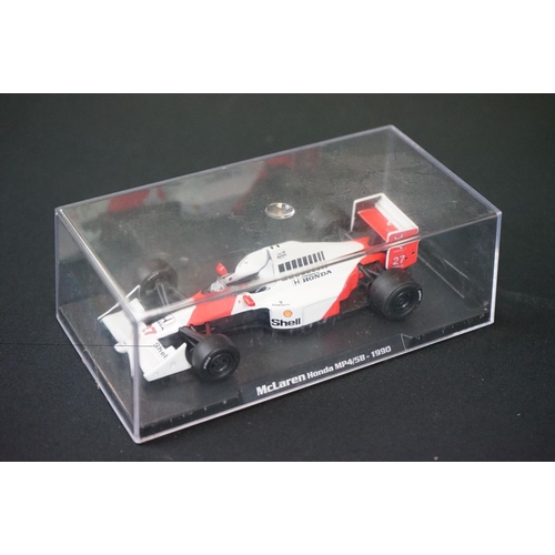 1197 - Boxed Minichamps diecast Formula One 1:18 Vodafone McLaren Mercedes MP4-22 Lewis Hamilton 1st win, C... 