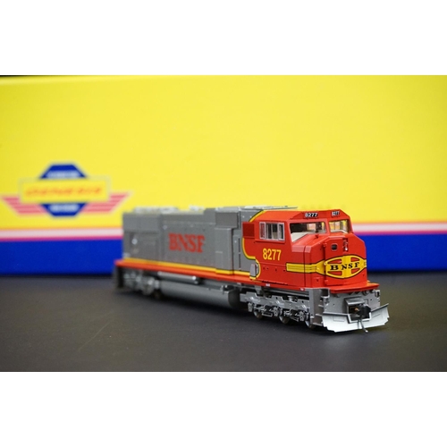 188 - Two boxed Genesis HO gauge locomotives to include G6146 SD751 BNSF #8277 and G6125 SD70M Southern Pa... 