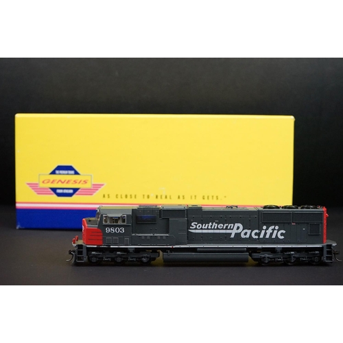 188 - Two boxed Genesis HO gauge locomotives to include G6146 SD751 BNSF #8277 and G6125 SD70M Southern Pa... 