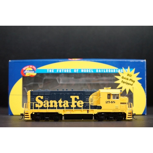 233 - Four boxed HO gauge locomotives to include 2 x Atlas (8209 Rio Grande Road #5112 & 8208 Rio Grande R... 