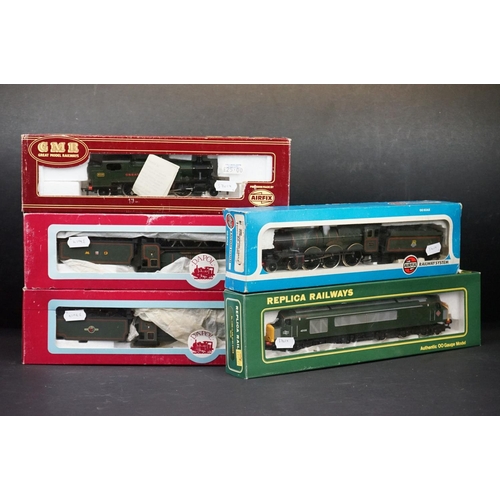 282 - Five boxed OO gauge locomotives to include 2 x Dapol (County of Worcester & County of Stafford), Rep... 