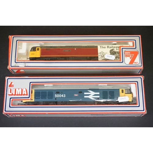 283 - Five boxed Lima OO gauge locomotives to include Eagle, Midland Counties Railway 97561, Woman's Guild... 