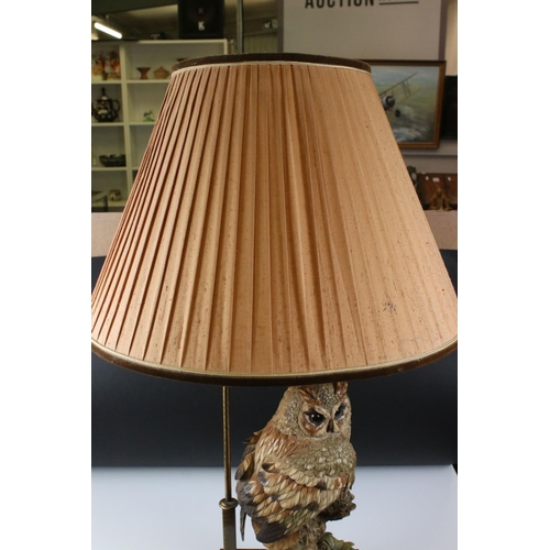 100 - Giuseppe Armani Lamp in the form of an Owl, model no. 842/S, limited edition no. 1565 with certifica... 