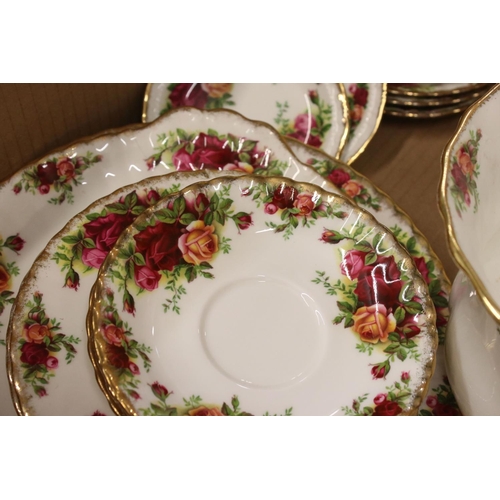 126 - Royal Albert ' Old Country Roses ' Dinner and Tea ware including 10 x 16cm plates, 4 x 180cm plates,... 