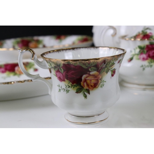 126 - Royal Albert ' Old Country Roses ' Dinner and Tea ware including 10 x 16cm plates, 4 x 180cm plates,... 