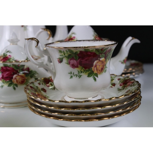 126 - Royal Albert ' Old Country Roses ' Dinner and Tea ware including 10 x 16cm plates, 4 x 180cm plates,... 