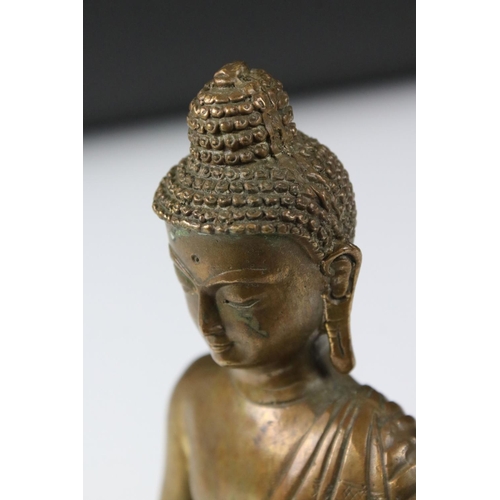 151 - Chinese Bronze Seated Buddha, 19cm high