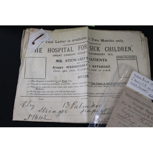 387 - Postcards - Over 150 early 20th century postcards relating to children's hospitals, sanitoriums, con... 