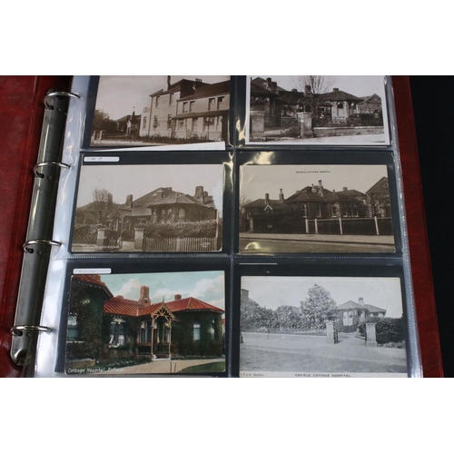 388 - Postcards - Approx. 400, mostly early 20th century, some later, depicting cottage & general hospital... 