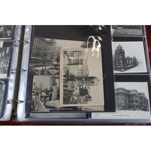 388 - Postcards - Approx. 400, mostly early 20th century, some later, depicting cottage & general hospital... 