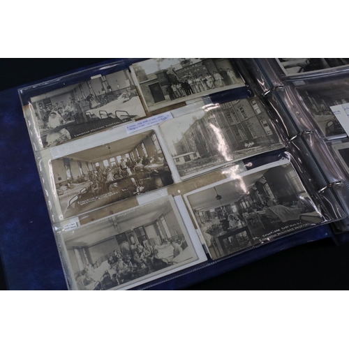 391 - Approx. 350 postcards, mostly early 20th century medical / hospital related, to include many WW1  re... 