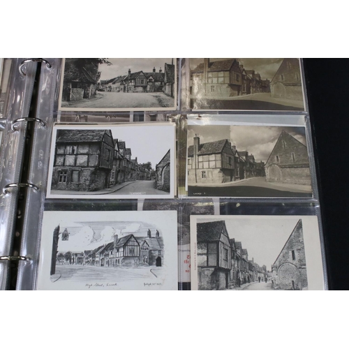 392 - Postcards - Approx. 400 mostly early 20th century views of Lacock, Wiltshire, some duplication, toge... 