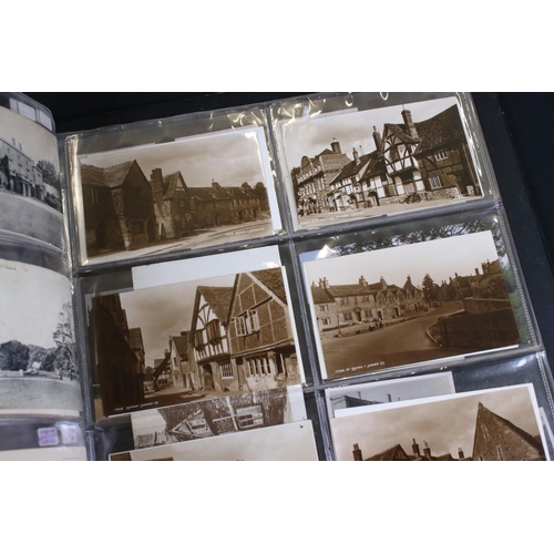 392 - Postcards - Approx. 400 mostly early 20th century views of Lacock, Wiltshire, some duplication, toge... 