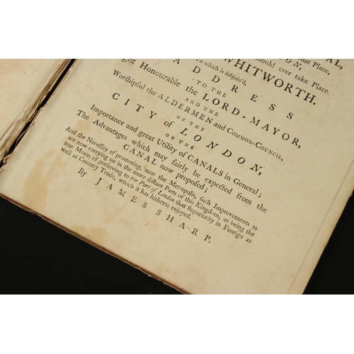 397 - 18th century Report and Survey of the Canal from Waltham Abbey to Moorfield also  a Report and Surve... 