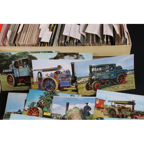 398 - Postcards - Quantity of mainly Colour Postcards including British Counties, World, Steam, Buses, etc